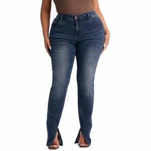 Skinny Fit Jeans <b>Women</b> High Waisted Slimming Denim <b>Trousers</b> Super <b>Stretch</b> Pencil Pants Dark Blue Lady Sexy Pants - Product Image 1