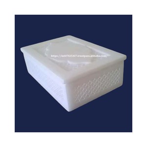 Caja de incrustaciones de mármol blanco puro de última producción y colección única con Material de nácar para artículo de embalaje de regalo de joyería - Product Image 2