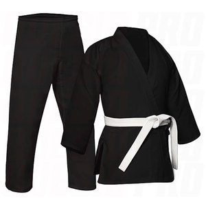 Uniforme de karaté pour enfants et adultes, léger, pour étudiants, uniforme de karaté Gi, uniforme d'entraînement aux arts martiaux, ceinture noire assortie, pour débutants - Product Image 3