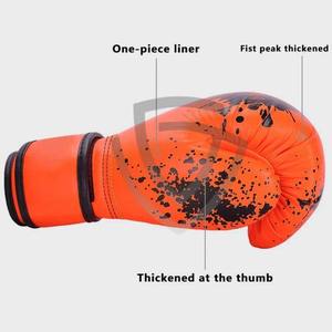 Gants de boxe en cuir personnalisés avec étiquette privée, extensibles, professionnels, OEM, pour entraînement, kick-boxing, MMA - Product Image 5
