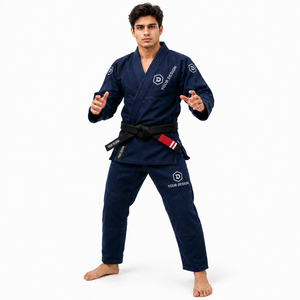 High Quality Brazilian Jiu Jitsu Uniform IBJJF Gold Weave Preshrunk Lightweight 100% Cotton Breathable Anti-Shrink BJJ Gi Jacket - Product Image 1