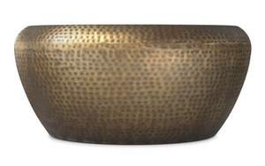 Metal Edge Trending Handmade Hammered Metal Coffee Table <b>Industrial</b> <b>Style</b> Antique Finish Living Room Furniture - Product Image 5
