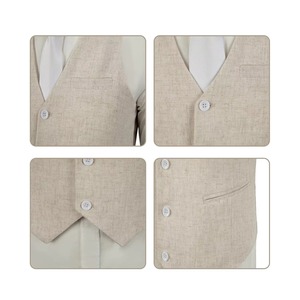 Men's British Style Single Breasted Velour Beaded <b>Pants</b> Suit - Product Image 4