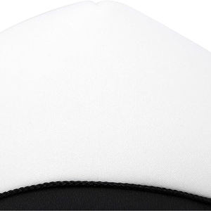 Casquette Trucker en Maille Noire/Blanche en Gros, Casquette de Baseball Snapback Personnalisable avec Logo, Réglable et Respirante, Vendeur en Gros USA, Royaume-Uni, Europe - Product Image 4