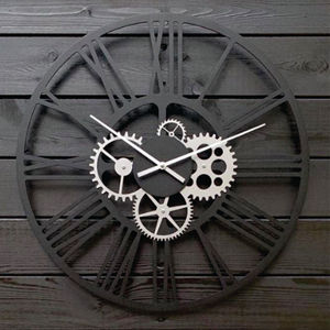 Modern Minimalist Metal Wall <b>Clock</b> Nordic Geometric Line Silent Quartz Wall <b>Clocks</b> Luxury <b>Black</b> Art Watch Home Living Room Decor - Product Image 4