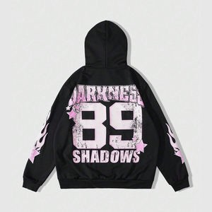 Hoodies personnalisés pour hommes avec impression en relief, légers, faciles à porter, tendance, respirants, avec impression en relief sur mesure - Product Image 2