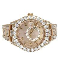 Montre en diamant moissanite la plus vendue, montre haut de gamme pour un cadeau d'anniversaire ou de mariage, disponible à un prix abordable
