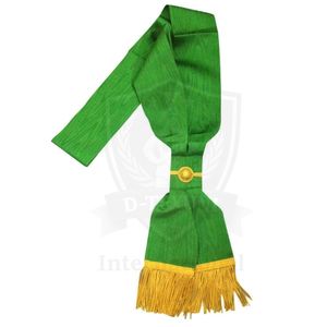 Nouvelle ceinture verte brodée avec rosette et franges dorées, de bonne qualité à prix bas, service OEM disponible - Product Image 6