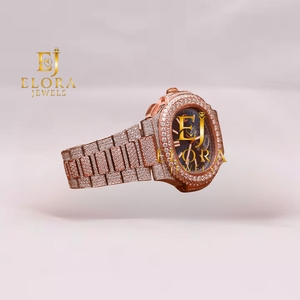 Montre en diamant moissanite pour homme la plus vendue pour les acheteurs internationaux, les distributeurs de bijoux et les entreprises d'accessoires de mode - Product Image 5