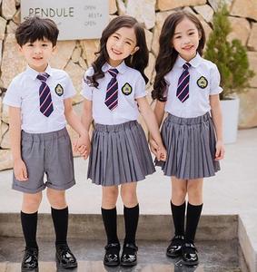Dernière collection printemps-été : Uniforme scolaire tissé OEM pour élèves du primaire avec logo personnalisé - Product Image 2