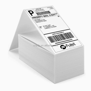 Nhiệt vận đơn hậu cần nhãn mã vạch không thấm nước dính Sticker giấy trực tiếp nhiệt A6 hình chữ nhật nhãn vận chuyển - Product Image 5