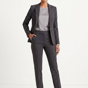 Breathable Quick Dry Wrinkle Resistant Stretch Lightweight Woven Slub Polyester Viscose Suiting Fabric Men <b>Women</b> Blazers <b>Jackets</b> - Product Image 1