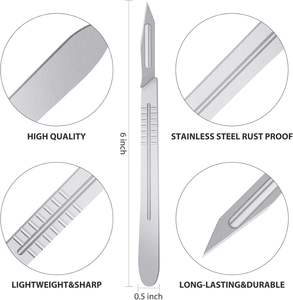 Hospital Used Blade Type Blades Surgical Detachable Scalpels Knives & Scalpel Handles With High Quality Steel By <b>Blush</b> Surgical - Product Image 5