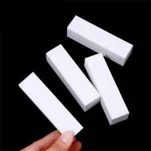 Mini Lima de Uñas Desechable de Esponja, Doble Cara, Blanca, Rectangular, Nuevo Diseño, Herramienta para el Cuidado de las Uñas - Product Image 1