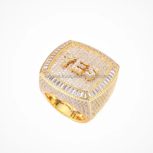 Collection de bijoux fins Bague personnalisée Hip Hop pour femme Design tendance Fabriqué en argent sterling 925 plaqué or rose IGI Diamants - Product Image 2