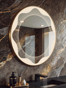 Daystar Trade <b>Round</b> LED Bathroom <b>Mirror</b> for Bright Reflection Easy Grooming and Stylish Modern Bathroom Decor - Product Image 3