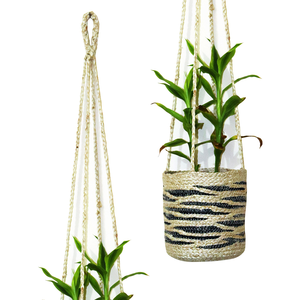 Tapiz Decorativo de Yute Tejido a Mano, Estilo Bohemio y Sostenible, para Decoración de Interiores de Apartamentos - Product Image 1