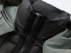 เสื้อแจ็คเก็ตพัฟเฟอร์แบบมีซับในสำหรับฤดูใบไม้ร่วงและฤดูหนาว  คอตั้งแบบผูกเชือก  แฟชั่นปี 2026 สำหรับผู้หญิง  ดีไซน์หรูหรา สวมใส่สบาย ระบายอากาศได้ดี - Product Image 2