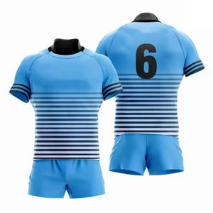 Uniforme de Rugby Corto Personalizado, Transpirable, OEM, de Alta Calidad, Nuevo Diseño, para Club Deportivo, de Secado Rápido, con Impresión Sublimada, Unisex, Tallas Grandes - Product Image 2