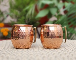 Taza de Cobre de Alta Calidad con Acabado Antiguo para Almacenamiento de Agua Ayurvédica o Uso Diario para la Salud, Disponible para Suministro al por Mayor - Product Image 5