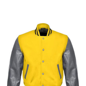 Chaquetas Varsity Impermeables Unisex de Talla Grande para Hombre, Cálidas para Invierno, Manga Larga, Color Sólido, Diseño Transpirable Personalizado 2026 - Product Image 3