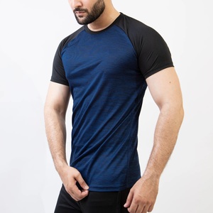 Camiseta Casual de Punto para Hombre, Cuello Redondo, Manga Corta, Corte Regular, 100% Algodón, Transpirable, Color Azul Marino - Product Image 4