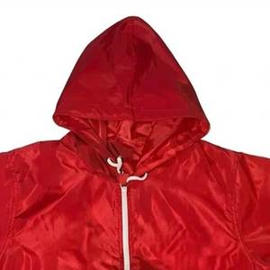 RTS Wholesales Custom Printed Logo Red Plain Men's Nylon <b>Wind</b> <b>Breaker</b> Shorts Sets Breathable Outwear Men Sets Highstreet Hoodies - Product Image 6