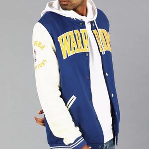 Blouson universitaire personnalisable à col montant avec impression en relief, style tendance, prix usine, best-seller, nouveauté - Product Image 5