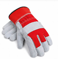 Guantes de Trabajo de Cuero Vacuno de Primera Calidad, Guantes de Seguridad para Jardinería, Guantes de Protección Industrial Resistentes, Guantes de Trabajo Pesado en Oferta