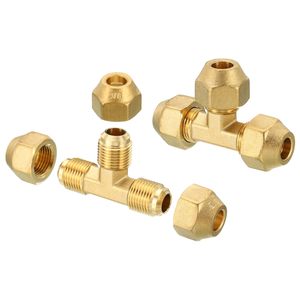 Conexiones de compresión de latón de alta presión: Tapón hexagonal, Tapón abocinado, Tapón de expansión, Unión abocinada forjada - Product Image 3