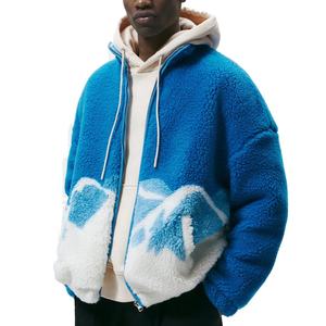 Sudadera con capucha de forro polar Sherpa para mujer, con cuello alto y cremallera de 1/4, personalizable con logotipo, lisa, cálida, venta al por mayor - Product Image 5