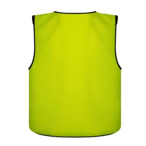 Unisex Hi Visibility Reflective Safety Vest Polyester <b>Workwear</b> - Product Image 2