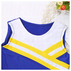 Best Reasonable Price Cheerleading Uniforms Professional Sports Team Sleeveless Cheerleader Uniform Cheap High Quality Durable - Product Image 4