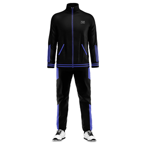 Ensemble de jogging personnalisé 100 % polyester, coupe régulière, vêtements de sport anti-humidité - Product Image 1