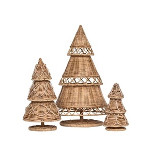 Décoration de table de modèle d'arbre de Noël de conception rustique traditionnelle pour les décorations de Noël de saison de vacances-quantité minimale de commande 100pcs - Product Image 2