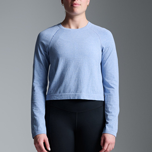 Camiseta Premium de Manga Larga con Cuello Redondo para Mujer, Algodón Suave y Elástico, Básica e Informal - Product Image 1