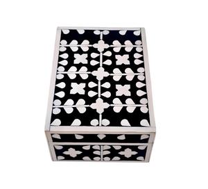 Caja de Joyería Decorativa Hecha a Mano con Diseño Marroquí de Flor de Amor con Incrustaciones de Hueso Ecológica, Decoración para Mesa del Hogar, Año Nuevo - Product Image 4