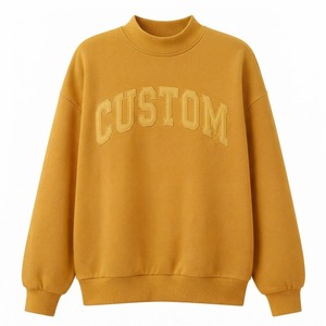 Sudadera de Cuello Alto para Mujer Talla Grande, Secado Rápido, Transpirable, Manga Larga, Tejida, Ropa de Invierno, Impresión de Logotipo Personalizado - Product Image 6