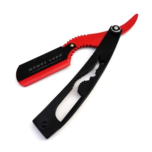 Professional Barber Swing Lock <b>Straight</b> <b>Razor</b> 1mm Stainless Steel <b>Blade</b> Exposure Changeable Half <b>Blade</b> Shaving <b>Razor</b> for Beard - Product Image 1