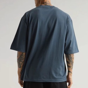 เสื้อยืดเปล่าผ้าฝ้ายแท้ 100% พรีเมียม ทรงโอเวอร์ไซส์ สไตล์สตรีทแวร์ รับผลิตแบบ OEM ODM ขายส่งจากโรงงาน - Product Image 6