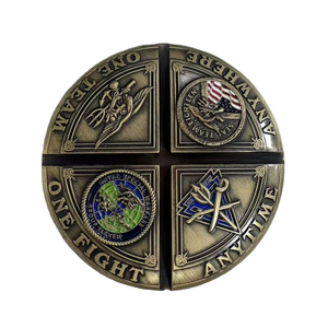 Monedas de Esmalte Suave Personalizadas con Logotipo, Estilo Anime, Recubiertas de Epoxi, de Aleación de Zinc Dorado Antiguo, Talla Única, para Eventos, a Buen Precio - Product Image 1