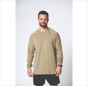 Camiseta de Manga Larga 100% Algodón, Tejida Digitalmente, Personalizada, Directo de Fábrica, Venta al Por Mayor, Todas las Tallas, Servicio OEM, Superventas - Product Image 3