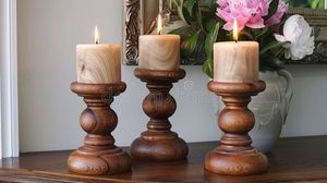 Rustic Wooden Handmade Tealight <b>Candle</b> Holder for Home Decor-Birthday <b>Gift</b> Eco-Friendly & Customizable - Product Image 5