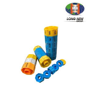 LONGNEW OEM Educatief Phonics Woordbouw Speelgoed In elkaar grijpende Draaiende Letterblokken ABS/PC/PP Vroeg Leren - Product Image 1
