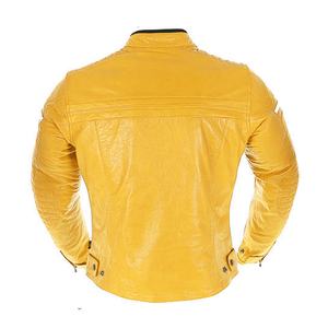 High Quality Genuine Handmade <b>Leather</b> Motorbike Motorcycle <b>Jacket</b> for <b>Men</b> Ladies <b>Red</b>-Color Full-Safety Racing Team Size XL - Product Image 6