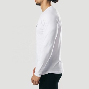High Quality Men 100% Cotton T-Shirt Custom Logo <b>Long</b> Sleeve <b>Tshirt</b> Hip Hop Plus Size Plain <b>Long</b> Sleeve T Shirt - Product Image 2