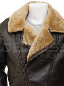 Blouson de Moto en Cuir de Mouton pour Homme, Vêtements de Course Automobile - Product Image 2