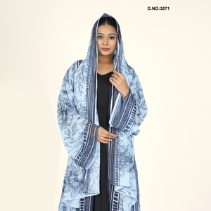 อาบายะแขนยาวคุณภาพพรีเมียม ดีไซน์หรูหรา เหมาะสำหรับโอกาสพิเศษ มีจำหน่ายในราคาส่งออก - Product Image 2