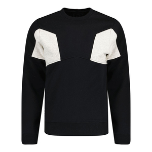 Sudadera de Cuello Redondo con Bloques de Color para Hombre, Corte Regular, Tejida, Informal, para Otoño - Product Image 5