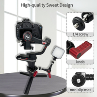 Set Penjepit Ajaib Lengan Artikulasi 7 Inci yang Dapat Disesuaikan, Kompatibel dengan Monitor Lapangan, Lampu Video, dan Lampu Isi